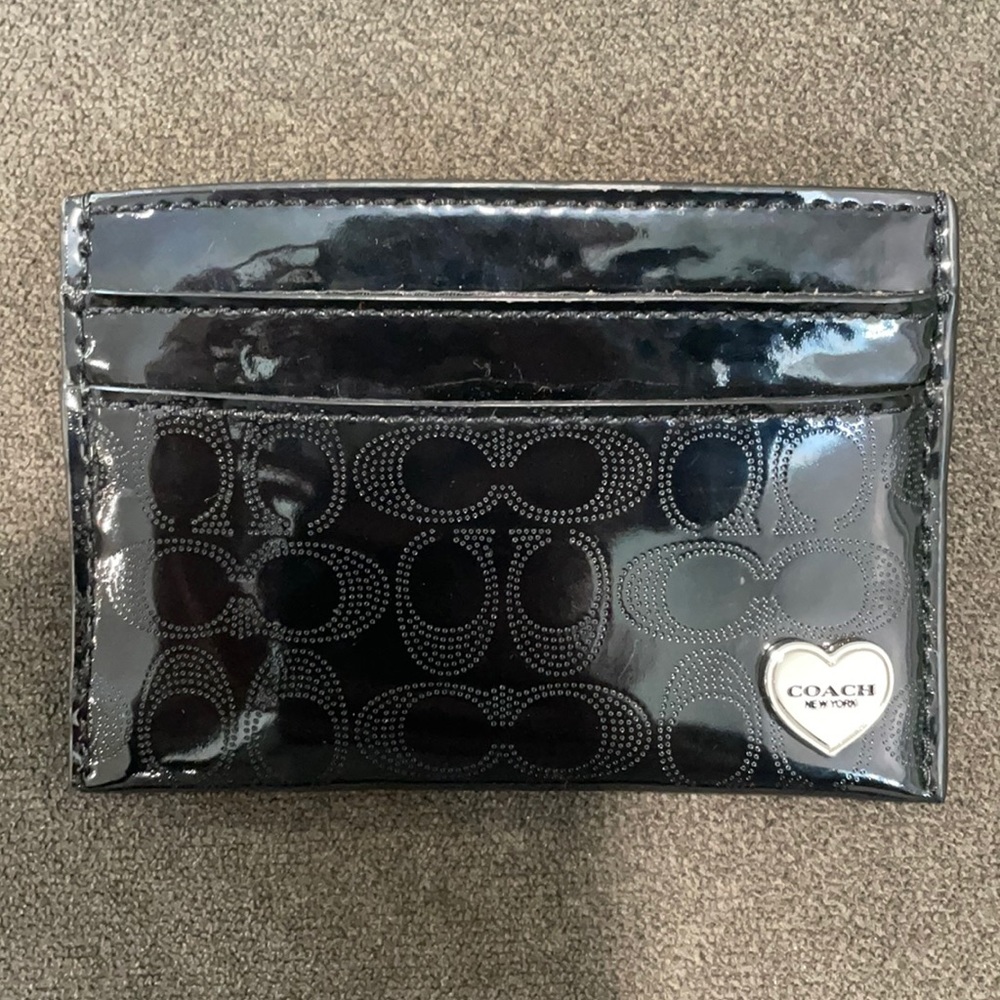 COACH Black Wallet / ID Case